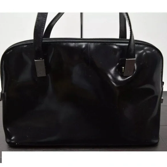 Gucci Shine Enamel Shoulder Tote Bag